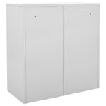 Taquilla de acero HKH - Claro - 90x45x92,5 cm - Gris