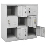 Taquilla de acero HKH - Claro - 90x45x92,5 cm - Gris