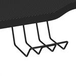 HKH Secretária de Gaming C/ Pernas em Forma de K - Preto