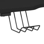 HKH Escritorio para juegos con patas en forma de Z - Negro
