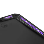 HKH Secretária de Gaming C/ Luzes Led Forma de Y - Preto