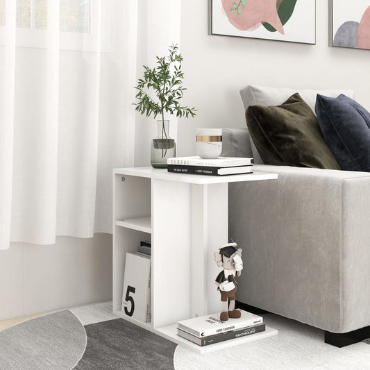 Mesa auxiliar HKH de contrachapado - Blanco