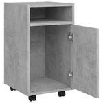Mueble auxiliar con ruedas HKH de cemento - 33x38x60cm - Gris