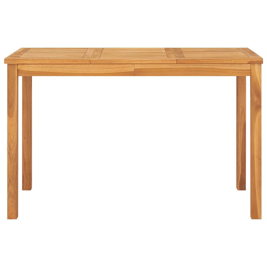 HKH Mesa de Jantar para Jardim Madeira de Teca Maciça - Marrom