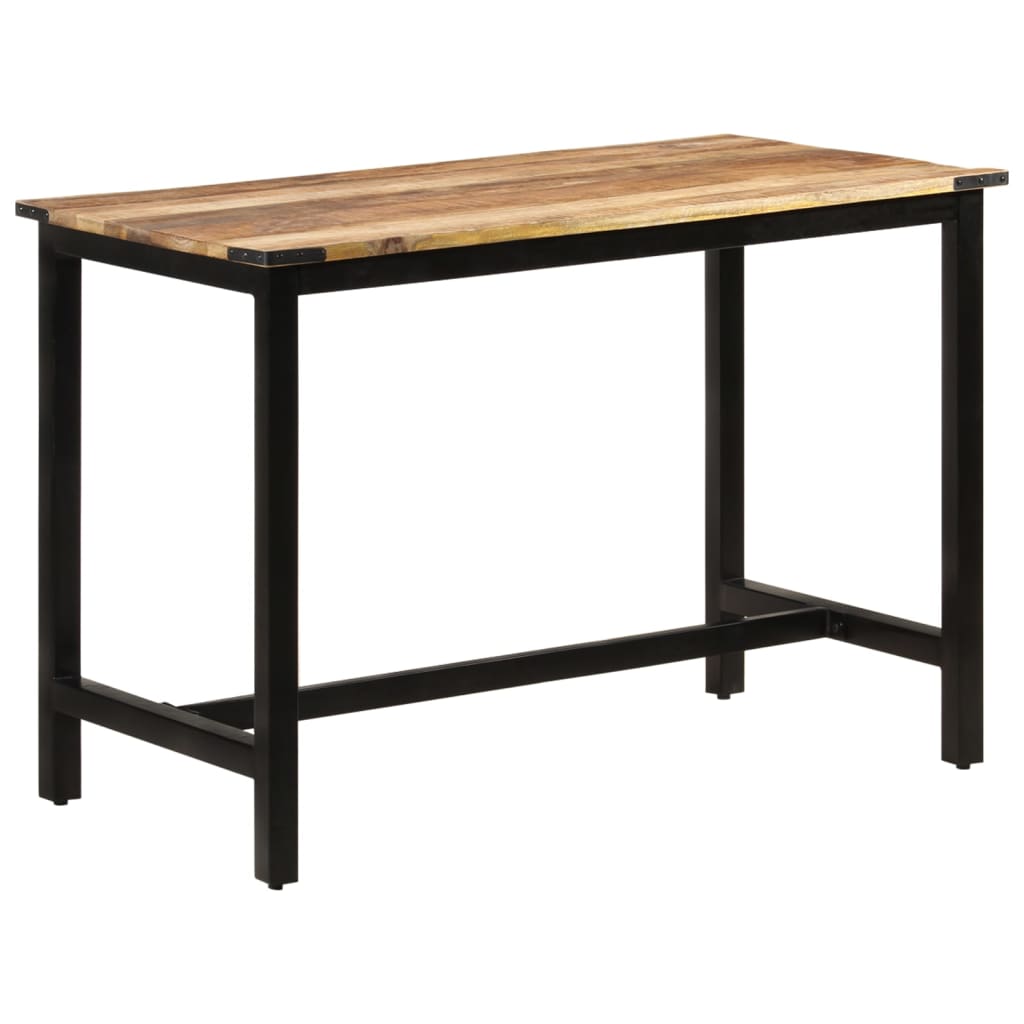 HKH Mesa de Comedor de Madera Maciza de Mango