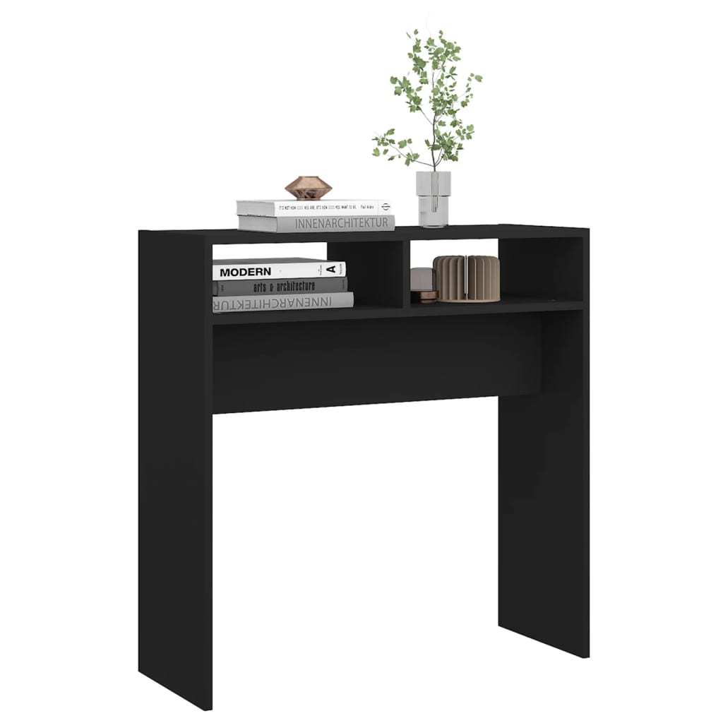 HKH Mesa de Apoio em Derivados de Madeira - Preto