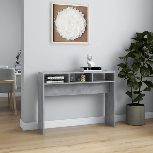 HKH Mesa Auxiliar de Cemento de Derivados de Madera - Gris