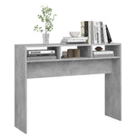 HKH Mesa Auxiliar de Cemento de Derivados de Madera - Gris