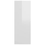 HKH Mesa de Apoio Brilhante em Derivados de Madeira - Branco