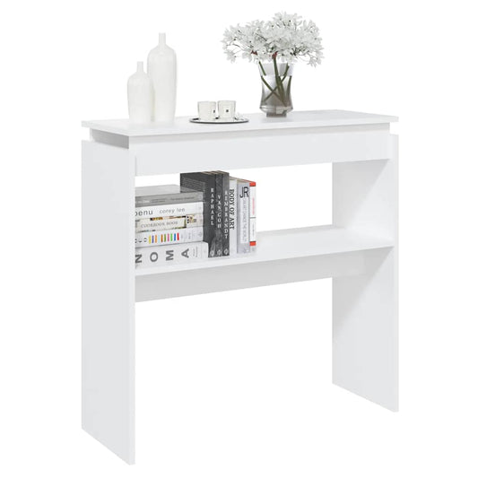 HKH Mesa de Apoio em Derivados de Madeira - Branco