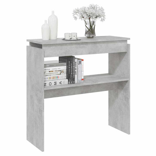 HKH Mesa Auxiliar de Cemento de Derivados de Madera - Gris