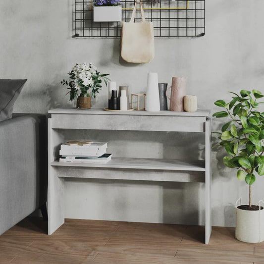 Mesa auxiliar HKH en derivados de madera - Gris Cemento