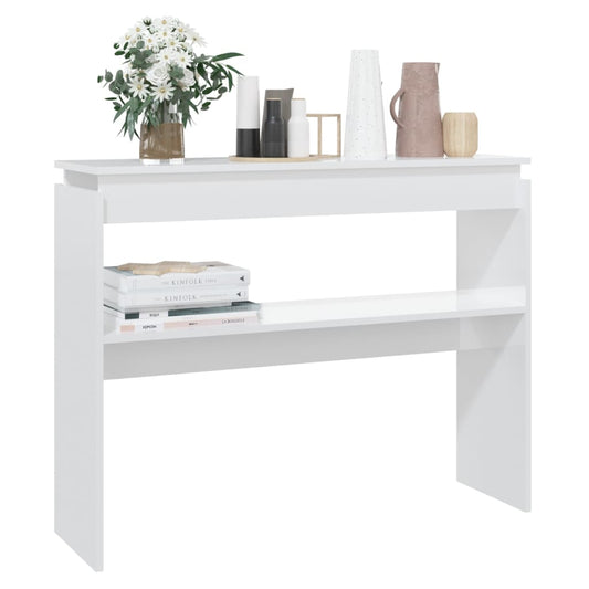HKH Mesa de Apoio Derivados Brilhante - Branco