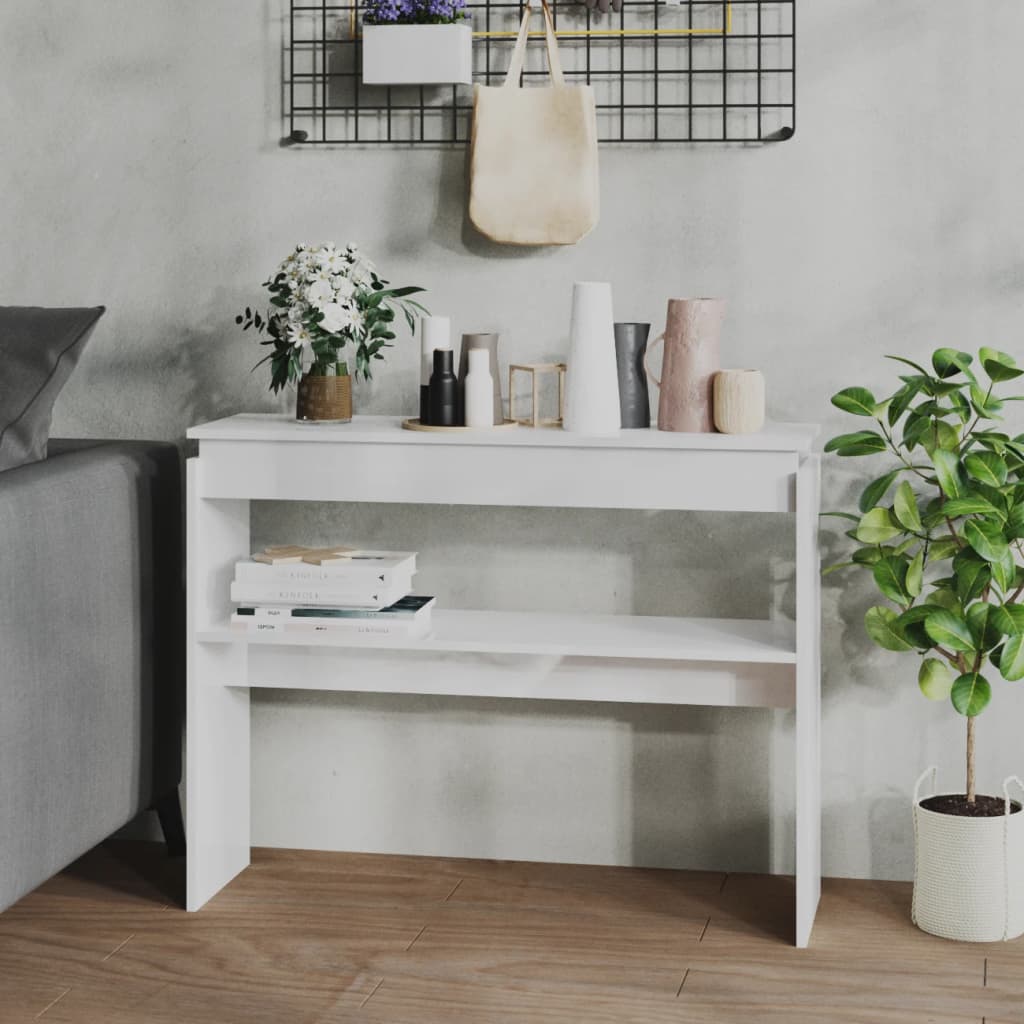 Mesa de apoyo HKH Derivados Brilhante - Blanco