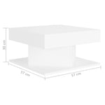 HKH Mesa de Centro em Derivados de em Madeira - Branco