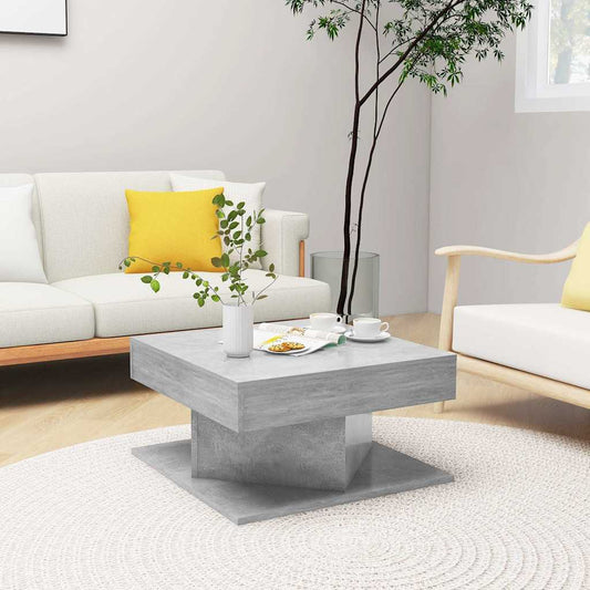 HKH Mesa de Centro en Derivados de Madera Gris Cemento