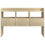 Aparador rústico HKH en madera procesada 105 x 30 x 70 cm - Roble Sonoma