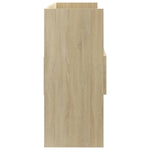 Aparador rústico HKH en madera procesada 105 x 30 x 70 cm - Roble Sonoma