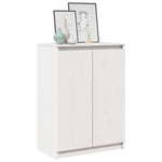 HKH Aparador Pinho Maciço em Pinho Maciço 60 X 36 X 84 Cm - Branco