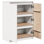 HKH Aparador Pinho Maciço em Pinho Maciço 60 X 36 X 84 Cm - Branco