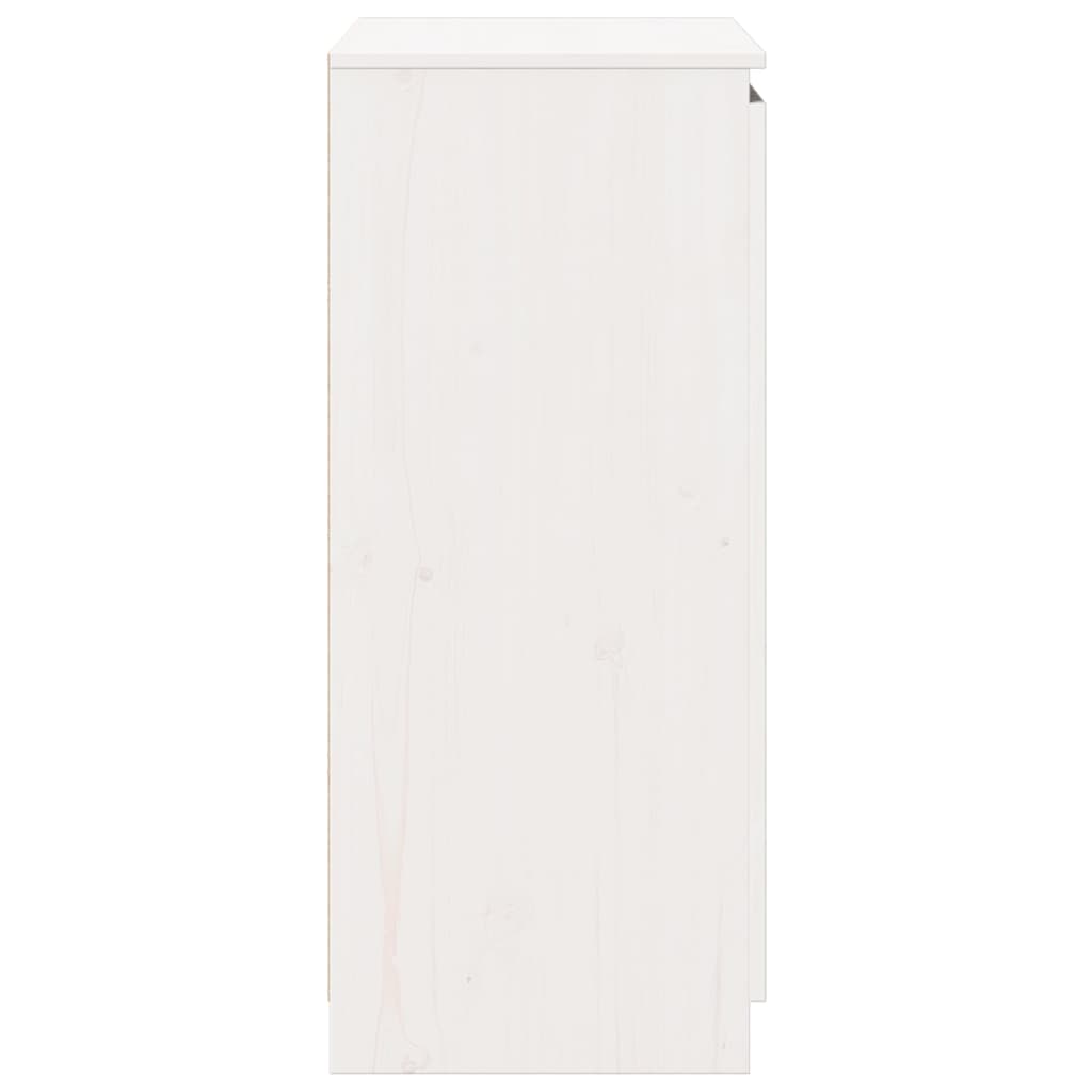 HKH Aparador Pinho Maciço em Pinho Maciço 60 X 36 X 84 Cm - Branco