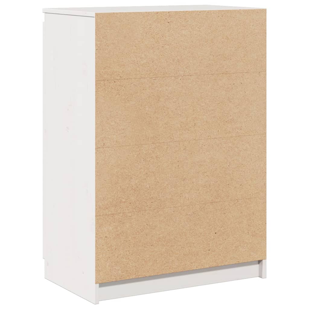 HKH Aparador Pinho Maciço em Pinho Maciço 60 X 36 X 84 Cm - Branco