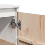 HKH Aparador Pinho Maciço em Pinho Maciço 60 X 36 X 84 Cm - Branco