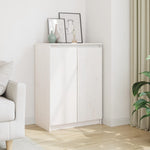 HKH Aparador Pinho Maciço em Pinho Maciço 60 X 36 X 84 Cm - Branco