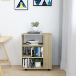 Mueble con ruedas HKH en roble Sonoma - 60x35x75 cm