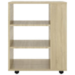 Mueble con ruedas HKH en roble Sonoma - 60x35x75 cm
