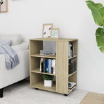 Mueble con ruedas HKH en roble Sonoma - 60x35x75 cm