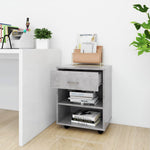 Mueble HKH con Ruedas - de Cemento - 46x36x59 Cm - Gris