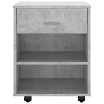 Mueble HKH con Ruedas - de Cemento - 46x36x59 Cm - Gris