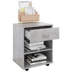 Mueble HKH con Ruedas - de Cemento - 46x36x59 Cm - Gris