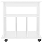 HKH Móvel com Rodas - 60x45x60 Cm - Branco