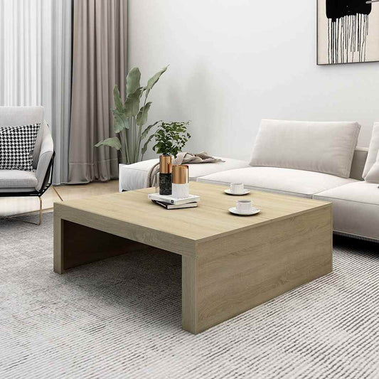 Mesa de centro HKH en derivados de madera Roble Sonoma