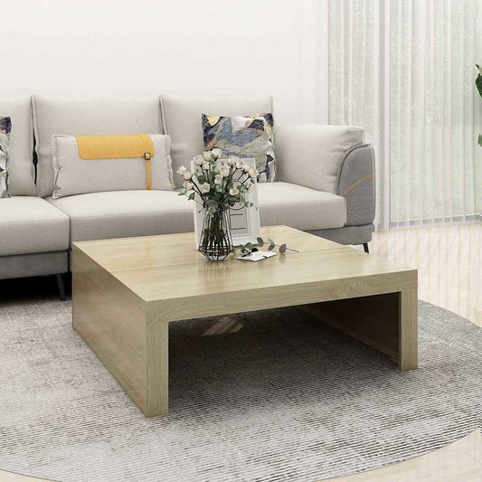 Mesa de centro HKH en derivados de madera Roble Sonoma
