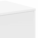 HKH Juego de 3 Mesas Auxiliares de Madera Compuesta - Blanco