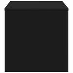 HKH Conjunto de 3 Mesas de Apoio em Derivados de Madeira - Preto