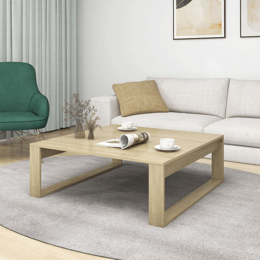 Mesa de centro HKH en derivados de madera Roble Sonoma