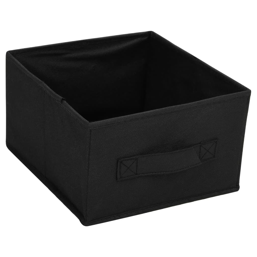 HKH Armário de Arrumação com 6 Gavetas em Aço - 55x29x55 Cm - Preto