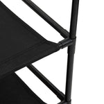 HKH Armário de Arrumação com 6 Gavetas em Aço - 55x29x55 Cm - Preto