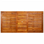 HKH Mesa de Jantar P/ Jardim (150-200)x Acácia Maciça - Marrom