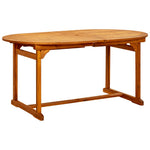 HKH Mesa de Jantar P/ Jardim (160-240)x Acácia Maciça - Marrom