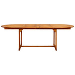 HKH Mesa de Jantar P/ Jardim (160-240)x Acácia Maciça - Marrom