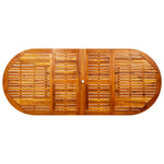 HKH Mesa de Jantar P/ Jardim (160-240)x Acácia Maciça - Marrom