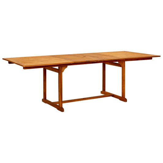 HKH Mesa de Jantar P/ Jardim (160-240)x Acácia Maciça - Marrom