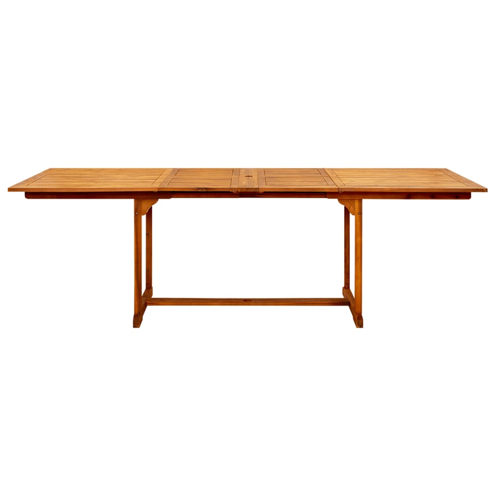 HKH Mesa de Jantar P/ Jardim (160-240)x Acácia Maciça - Marrom