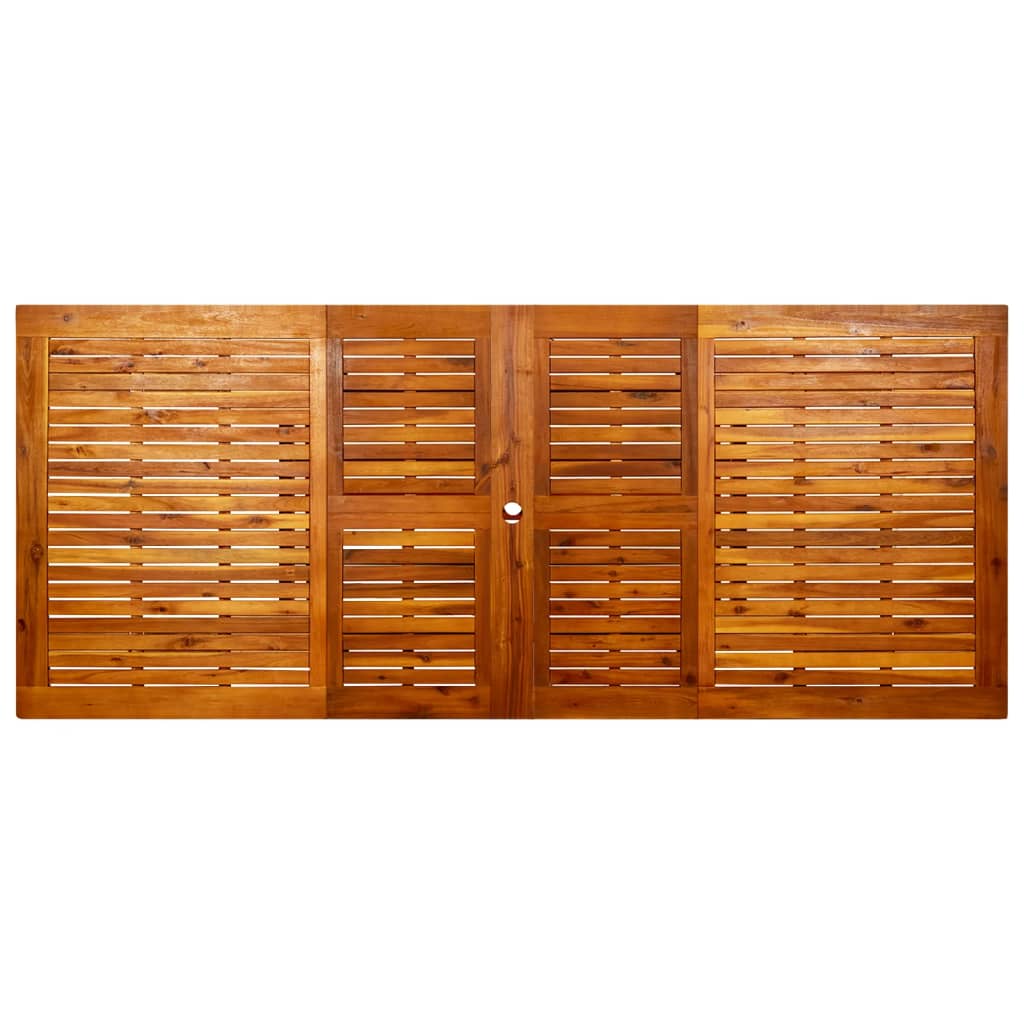 HKH Mesa de Jantar P/ Jardim (160-240)x Acácia Maciça - Marrom