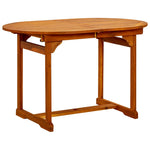 HKH Mesa de Jantar P/ Jardim (120-170)x Acácia Maciça - Marrom